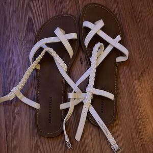 Aeropostale Women's White Sandals